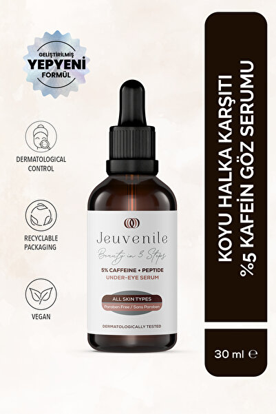 Jeuvenile Caffeine %5 Göz Altı Serumu – Morluk & Şişlik Karşıtı Etki