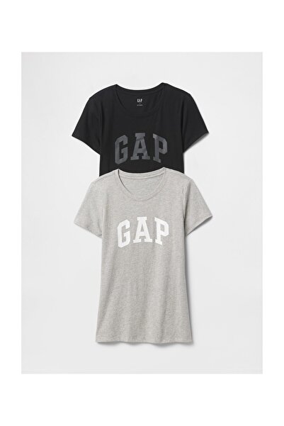 GAP T-Shirt Γυναικείο Μέγεθος L Μαύρο 100% Βαμβάκι