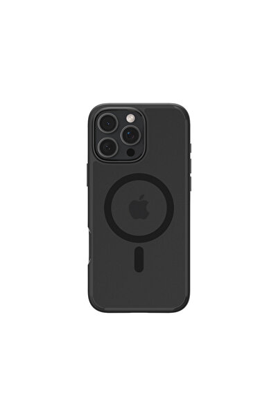 iPhone 16 Pro Kılıf Ultra Hybrid MagFit MagSafe özellikli Frost Black - ACS08134