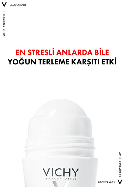 Vichy Stress Resist Aşırı Terleme Karşıtı 72 Saat Etkili Koruma Sağlayan Roll On Deodorant 50 ml