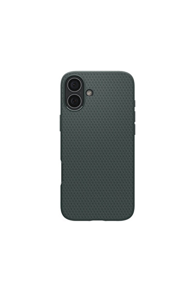 Spigen iPhone 16 Plus Kılıf Liquid Air Abyss Green - ACS08068