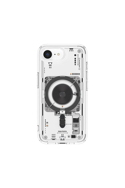 Spigen جراب Ultra Hybrid MagFit مصمم خصيصًا لهاتف iPhone 16E [متوافق مع MagSa...