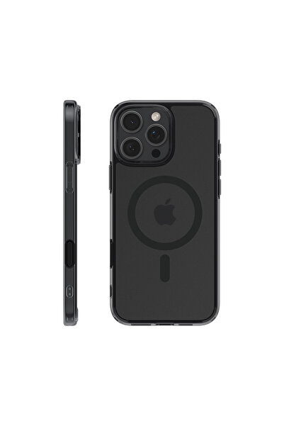 iPhone 16 Pro Kılıf Ultra Hybrid T (Kamera Buton Korumalı) MagFit Frost Black - ACS08514