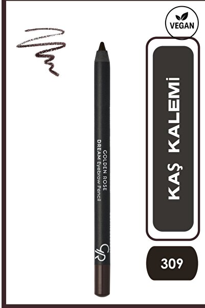 Golden Rose Dream Eyebrow Pencil No: 309 Dark Brown - Şekillendirici Fırçalı ...