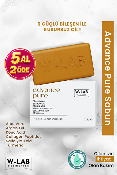 W-Lab Cosmetics Advance Pure Aloe Vera, Argan Yağı, Kojik Asit, Kolajen, Sali...