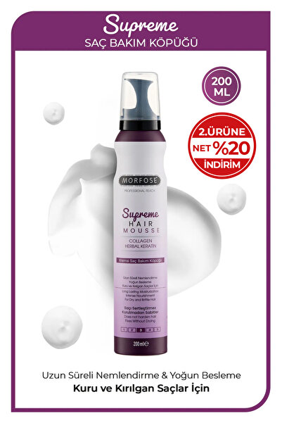 Morfose Supreme Saç Köpüğü 200 ml - Nemlendirme