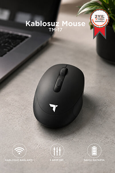Torima Mouse Çift Modlu Sessiz Kablosuz Fare TM17 Siyah
