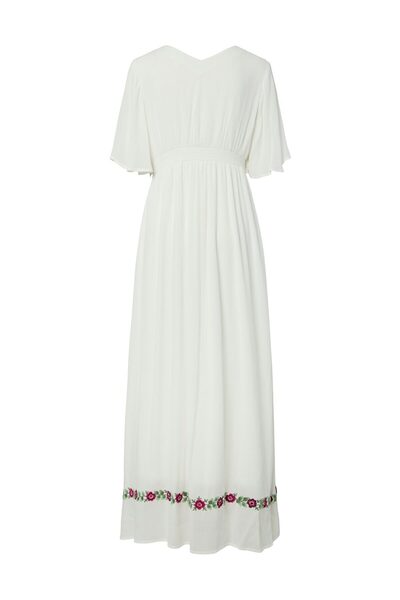 YAS. YASCHELLA SS MAXI SMOCK DRESS NEW - FEST