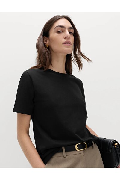 Marks & Spencer Μπλουζάκι από καθαρό βαμβάκι για καθημερινή χρήση