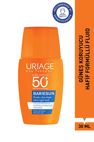 Uriage BARIESUN SPF50+ Ultra Hafif Formüllü Güneş Koruyucu Fluid 30 ml