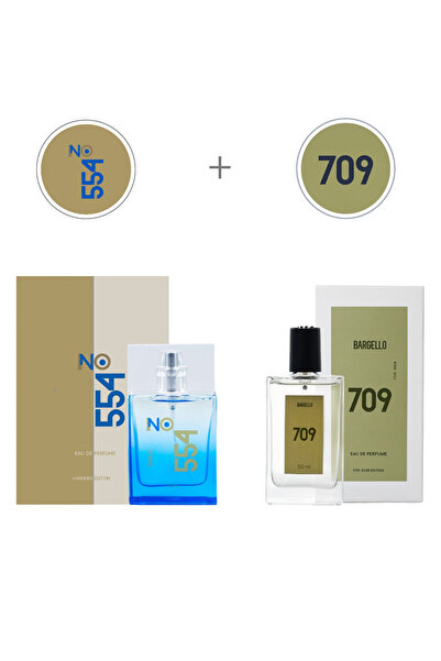 Bargello No.554 Unısex 50 Ml + 709 Erkek 50 Ml Orıental Unisex & Erkek Parfüm...