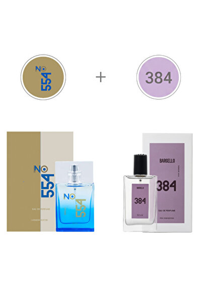 Bargello No.554 Unısex 50 Ml + 384 Kadın 50 Ml Floral Unisex & Kadın Parfüm Seti