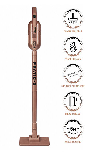 Fantom Pratıc-S P1200 Toz Torbasız Dikey Süpürge Rose Gold