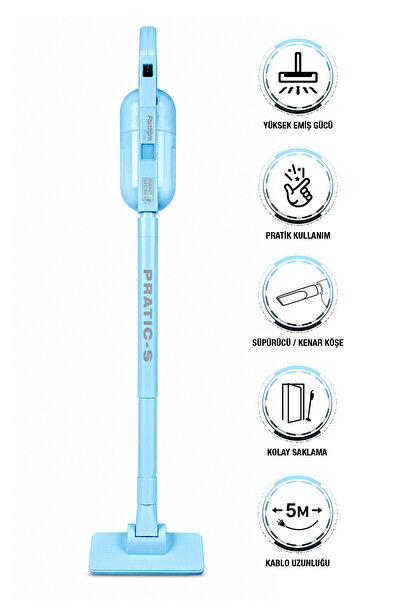 Fantom Pratıc-S P1200 Toz Torbasız Dikey Süpürge Mavi