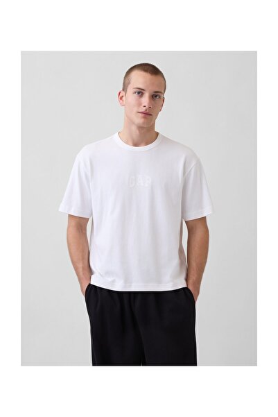 GAP T-Shirt für Herren, Größe S, Optik Weiß, V6-Farbe, 100% Baumwolle, Better...