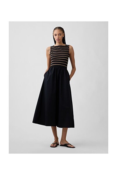 GAP Rochie cu decolteu în V K2W, Top tricotat Mojave, 58% bumbac, 39% poliest...