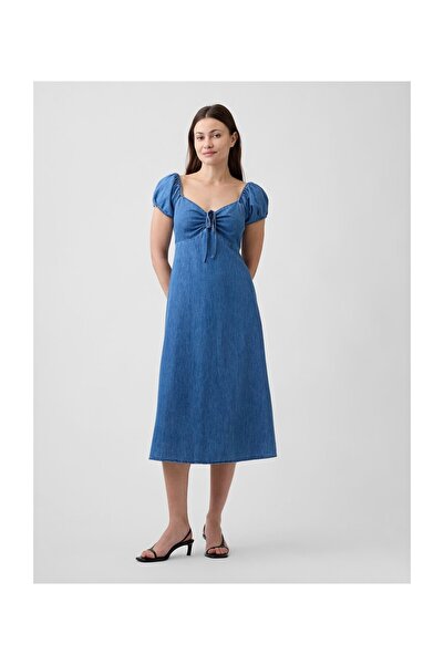 GAP V-SS TIE PUFF SLV MAXI SPĂLĂTORIE MEDIE 100% Viscoză Convențional L