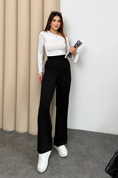 COMEOR Women's High Waist Velcro Closure Elastic Waist Zipper Pocket Lycra Bl...