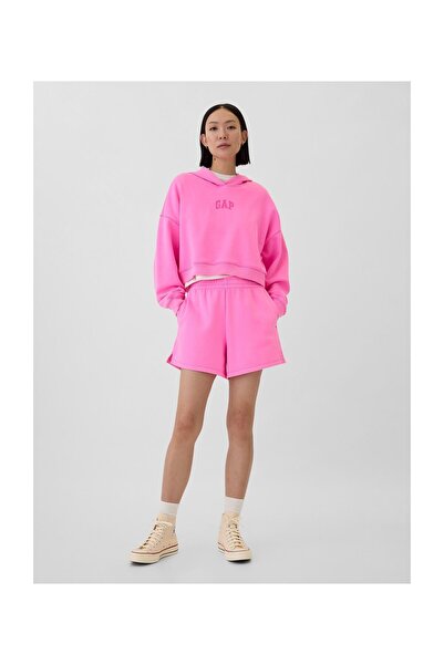 GAP Φούτερ Γυναικείο Μέγεθος XL, Χρώμα Ροζ STANDOUT, 77% βαμβάκι, 23% πολυεστ...
