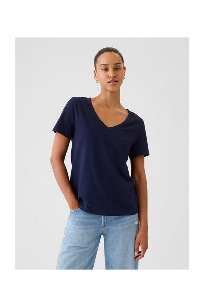 GAP Tricou damă 740140-06 bleumarin