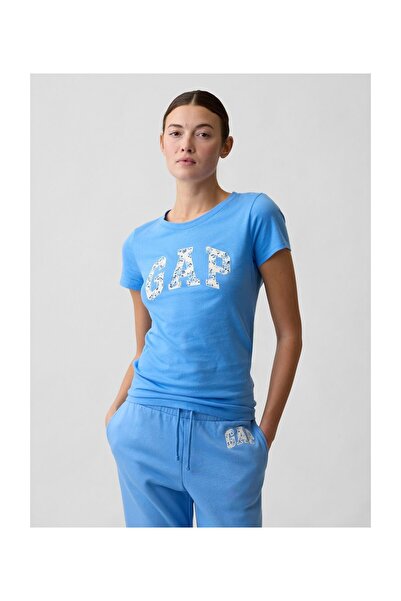 GAP Μπλουζάκι Γυναικείο Μέγεθος XL Χρώμα UNION BLUE 100% ΒΑΜΒΑΚΙ