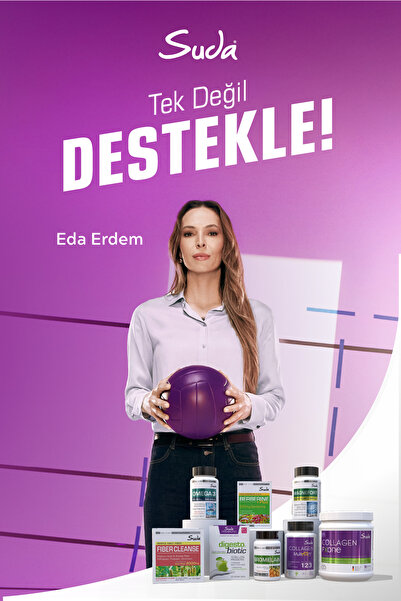 Suda Collagen Multiform Hidrolize Kolajen, Vitamin C,Biotin,Hyaluronik Asit,Saç,Tırnak,Cilt Portakal Aromalı 360g