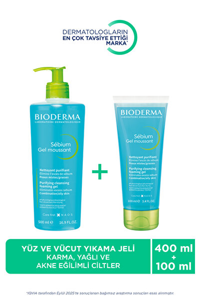 Bioderma Sebium Köpük Jel Karma Yağlı Ve Eğilimli Ciltler Yüz Temizleme Jeli ...
