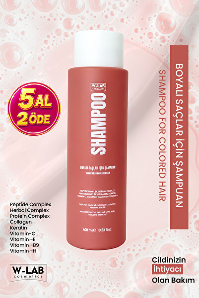 W-Lab Cosmetics Shampoo for Dyed Hair 400 ml