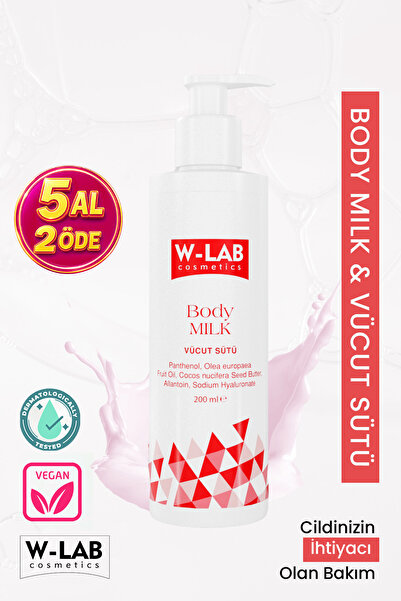 W-Lab Cosmetics Body Milk Vücut Sütü 200 ml