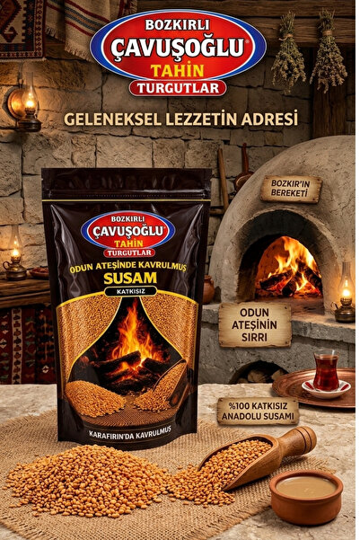 Bozkırlı Çavuşoğlu Odun Ateşinde Kavrulmuş Susam 1000g