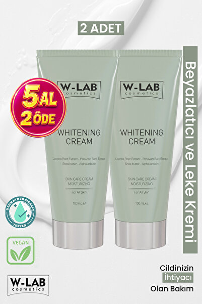 W-Lab Cosmetics Beyazlatıcı ve Leke Kremi 2 li Set