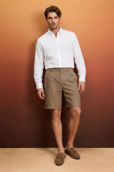 Trendyol Collection Pantaloni scurți și bermude pentru bărbați, 100% in, cu t...
