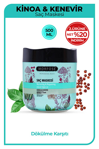 Morfose Kinoa Saç Maskesi 500 ml - Dökülme Karşıtı