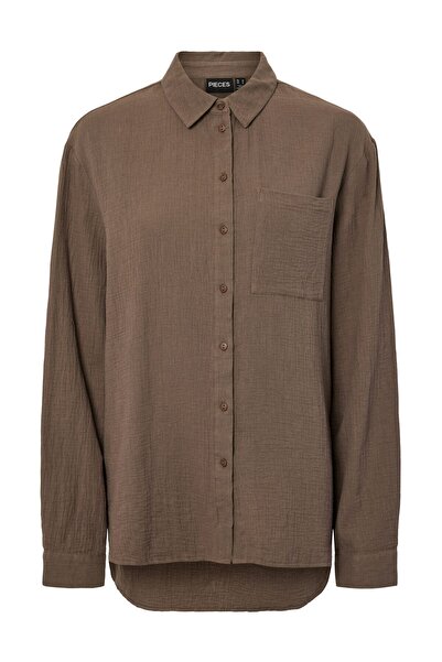 PIECES PCSASTINA LS SHIRT WVN MSA BC
