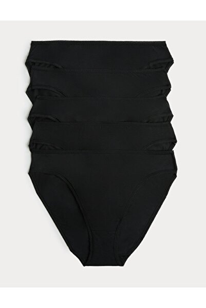 Marks & Spencer Pachet de 5 bucăți din Lycra bogat în bumbac ®   Chiloți cu t...