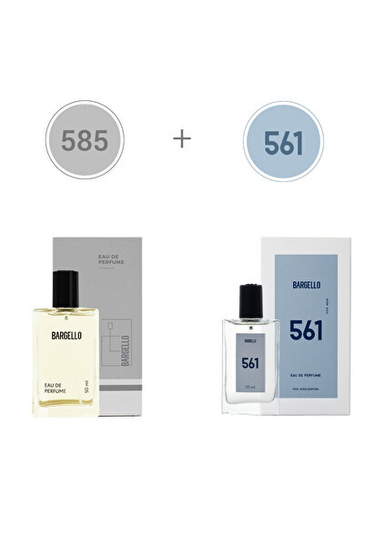 Bargello 561 Erkek 50 ml Parfüm Edp Fresh + 585 Erkek 50 ml Parfüm Edp Floral