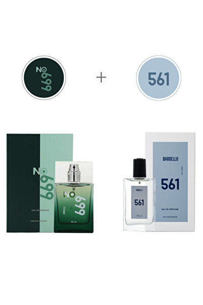 Bargello No.669 Erkek 50 Ml + 561 Erkek 50 Ml Fresh Erkek Parfüm Seti