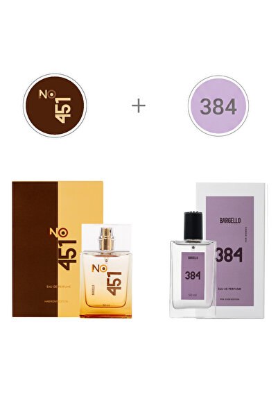 Bargello No.451 Unısex 50 Ml + 384 Kadın 50 Ml Floral Unisex & Kadın Parfüm Seti