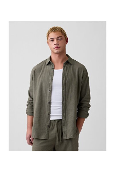 GAP V-LS STANDARD IN BUMBAC MESCULEN VERDE 55% In In European Standard XL