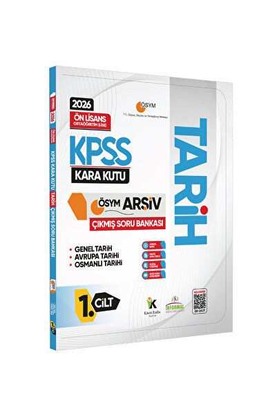 Karakutu Yayınları 2026 KPSS Önlisans/Ortaöğretim Tarihin Kara Kutusu 1.Cilt ...