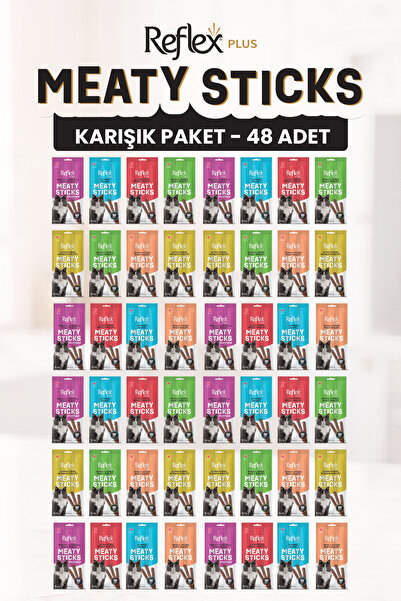 Reflex Sticks Kedi Kedi Ödülü Karma Paket 3lü 48 Paket