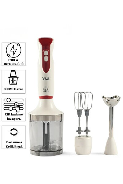 Yui M52 Midiblender 1700w Paslanmaz Çelik 800ml Kapasite