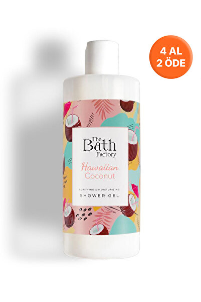 THE BATH FACTORY Nemlendirici ve Besleyici Hawaiian Coconut Duş Jeli 400 ml