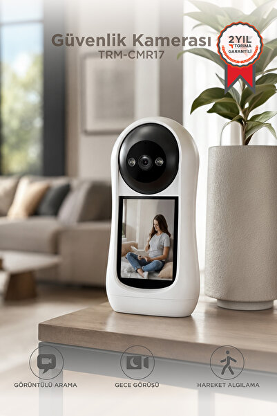 Torima Bebek Kamerası Hareket Algılama Monitörlü Full Hd Smart Ip Güvenlik Ka...