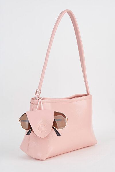 Vivaq Women's Defne Pink Glasses Holder Gift Snap Closure Handbag and Shoulde...