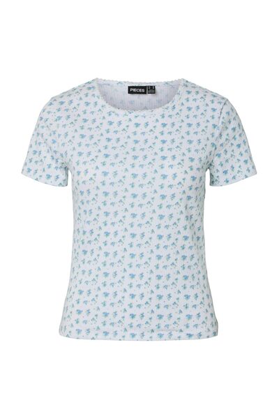 PIECES PCTURIEL SS O-NECK PRINTED TEE JRS BC