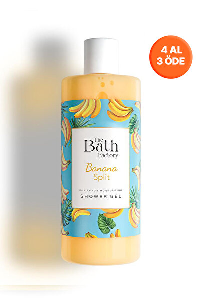 THE BATH FACTORY Nemlendirici Ve Besleyici Banana Split Duş Jeli 400 ml
