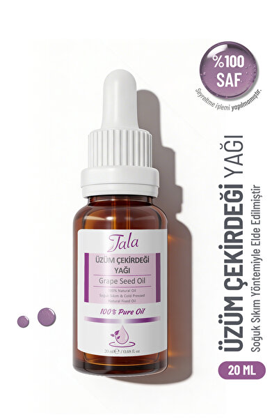 Tala Üzüm Çekirdeği Yağı %100 Saf Ve Doğal Soğuk Sıkım 20 Ml