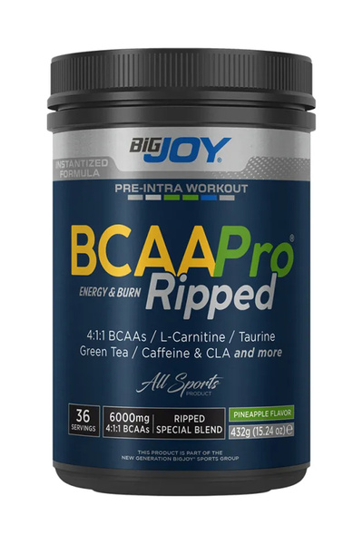 Bigjoy BCAAPro 4:1:1 Ripped Ananas Aromalı 432g