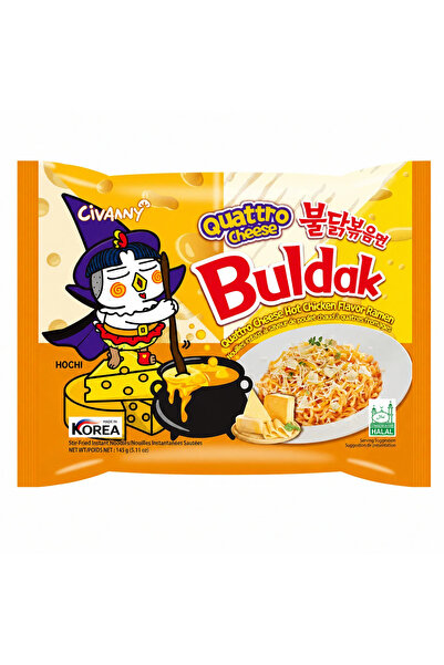 Civanny Buldak QuattroCheese Ramen Helal Noodle 130g